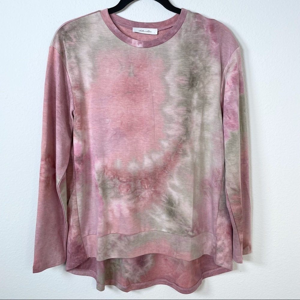 White Willow Tie Dye Long Sleeve Pullover Sz Small - Picture 2 of 11
